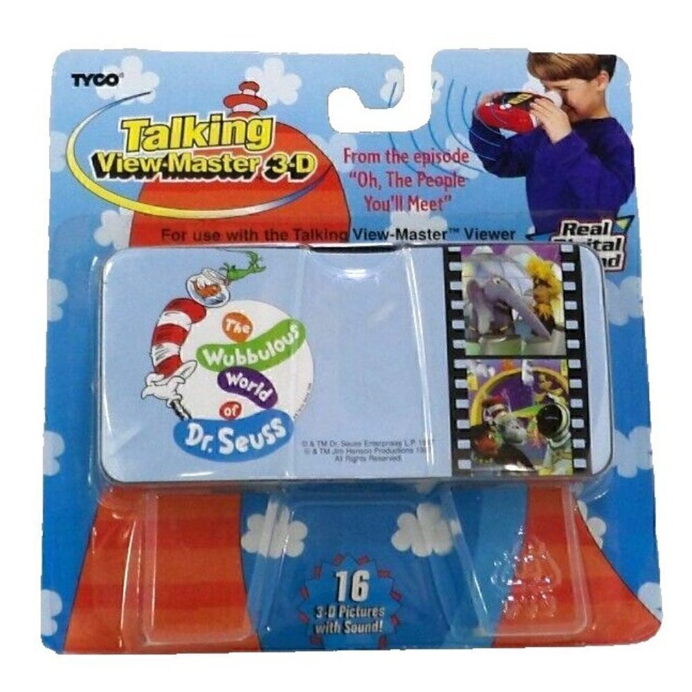 View Master talking 3D The Wubbulous World of Dr Seuss vintage TYCO 1997, NEW
